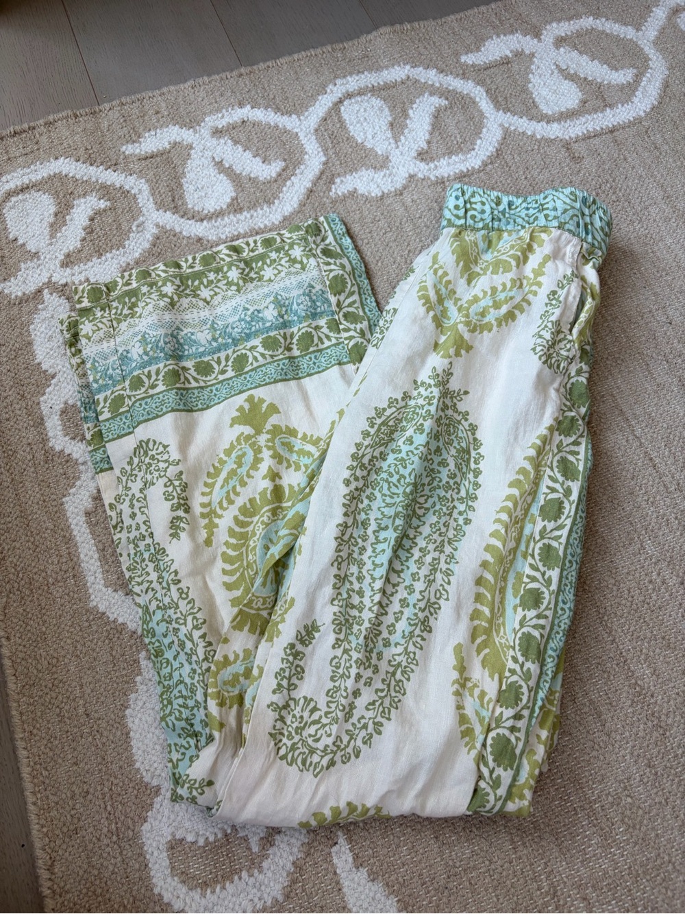 Spartina 449 Palazzo pants in heritage boho paisley